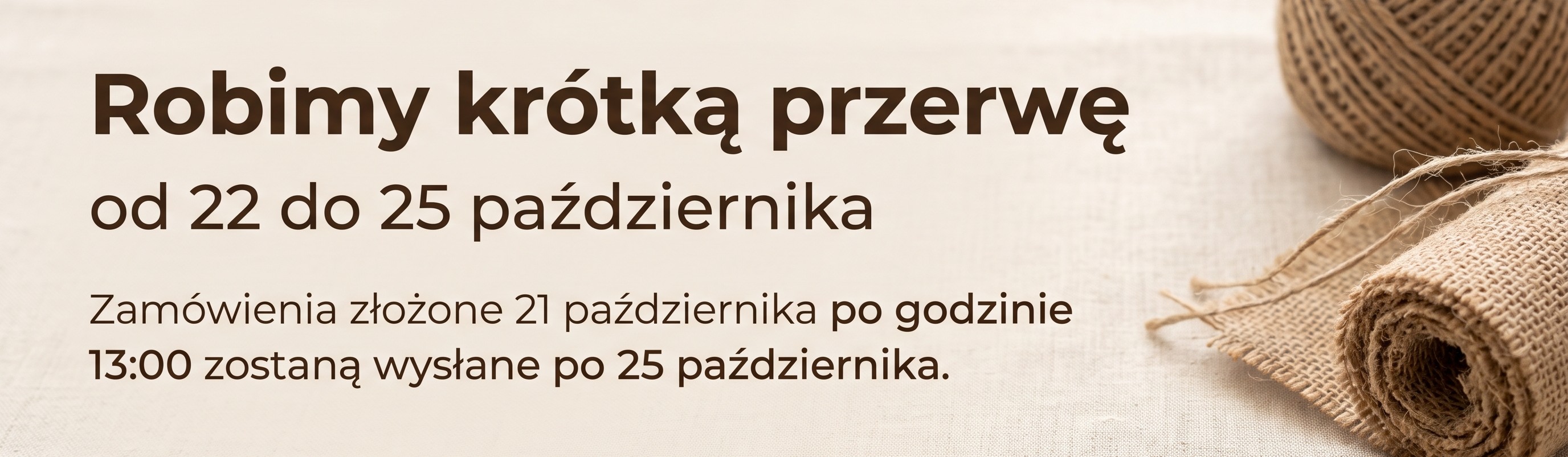 Przerwa 22-25 pazdziernika